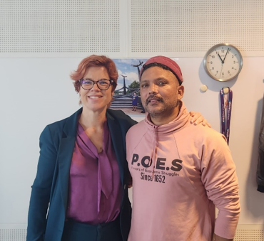 Toroga en wethouder Linda Voortman